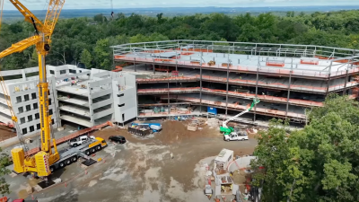 Image showing construction of the Cooperman Barnabas Medical Center