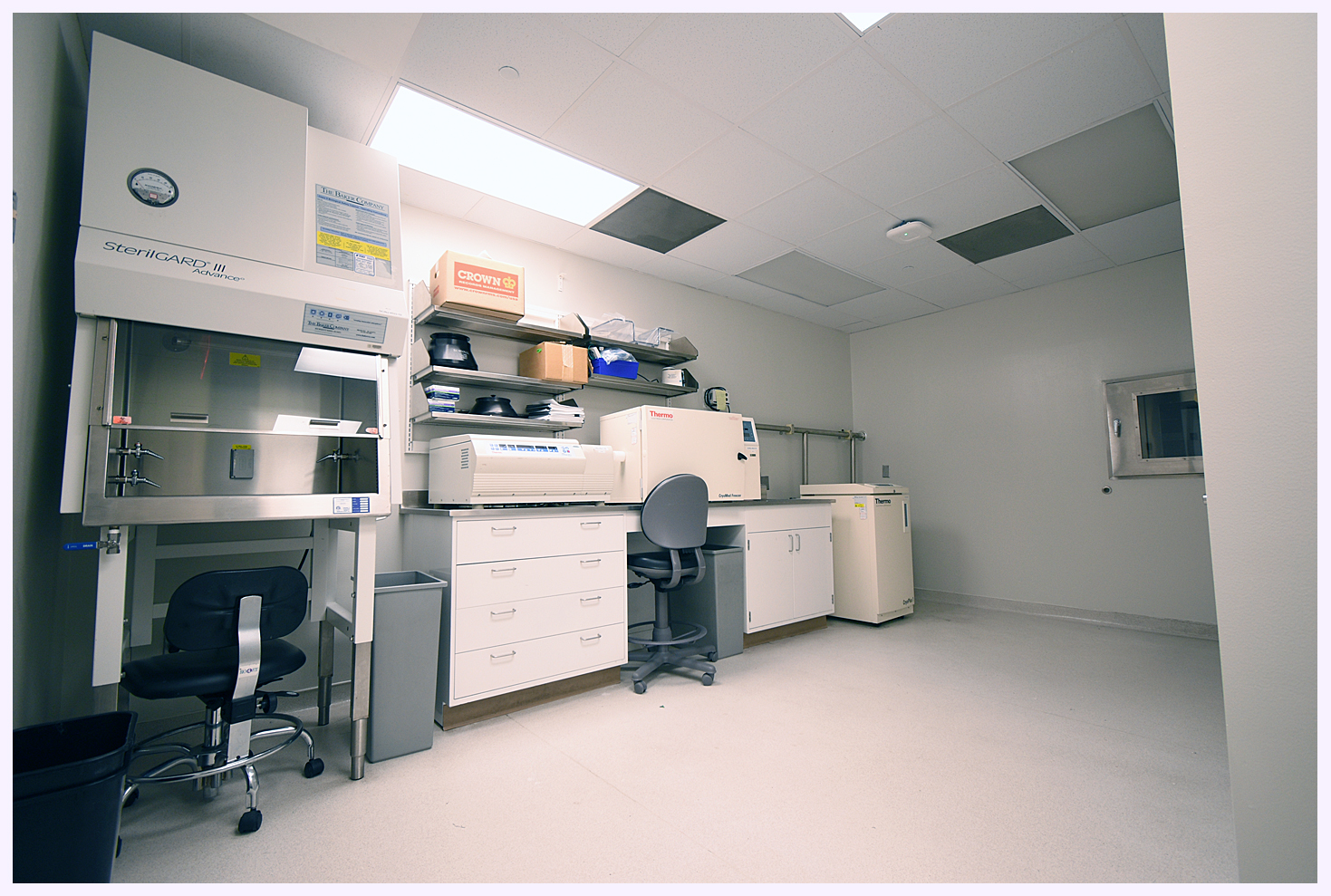 Interior photo of lab